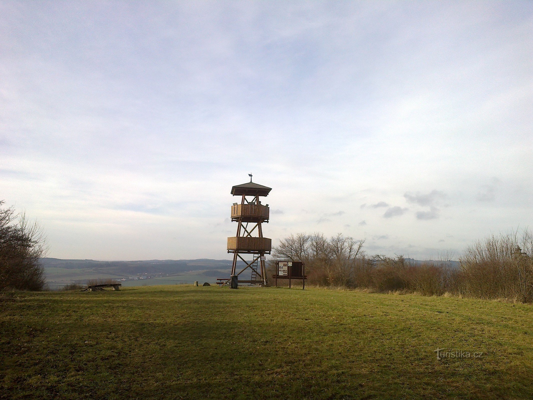 There is a meadow at the top