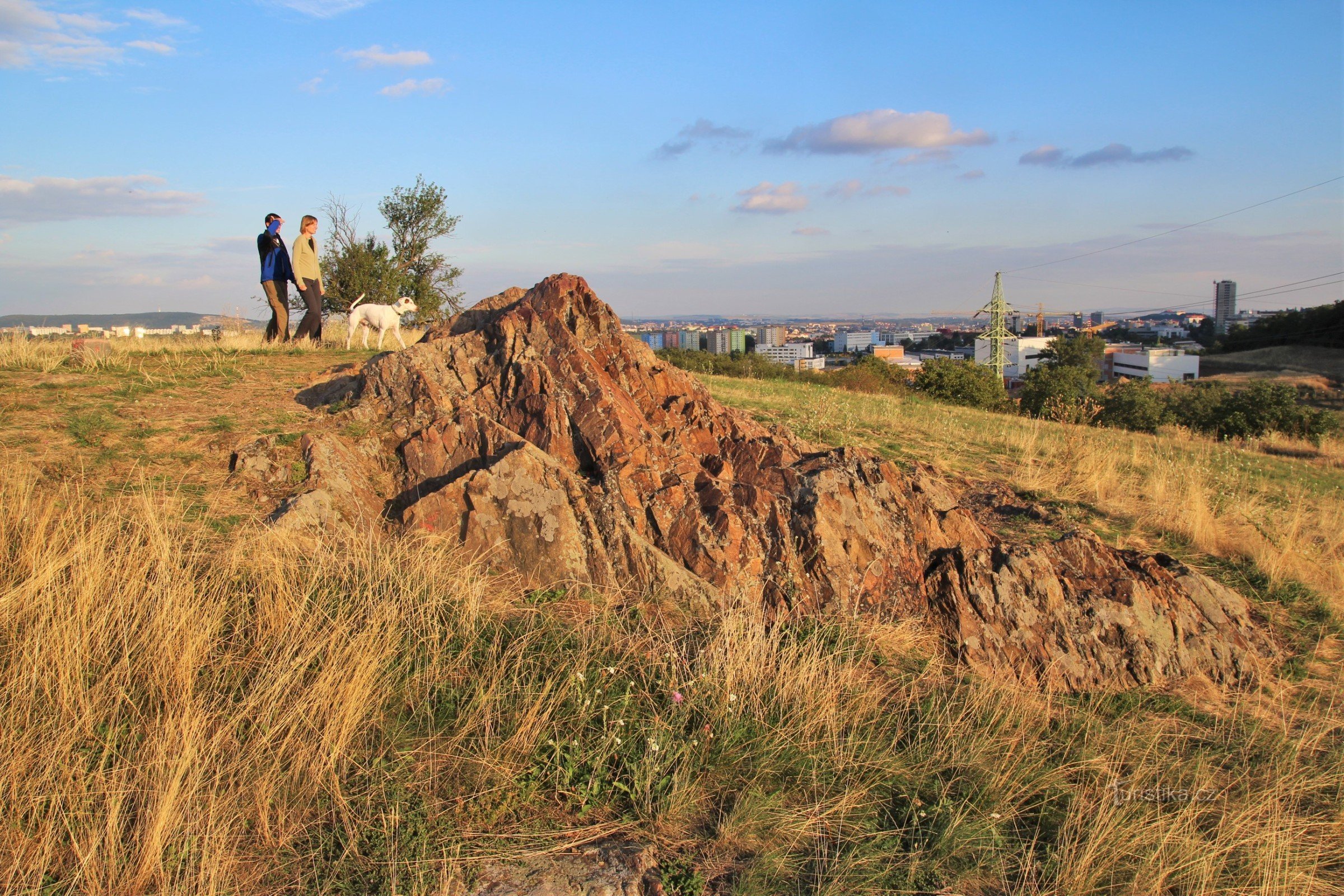 At the top of the Little Hill