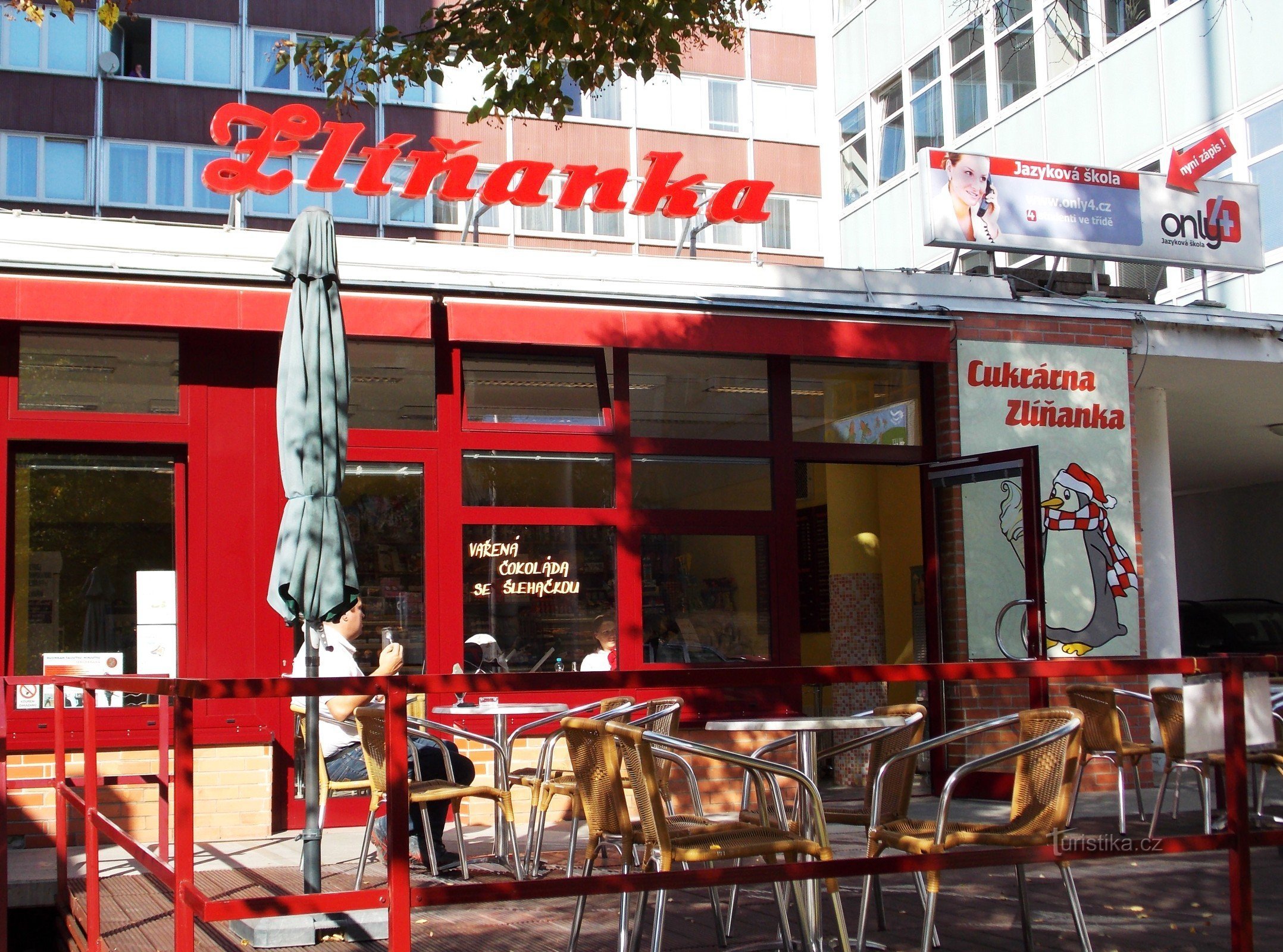 For excellent ice cream, go to Zlíńanka in Zlín