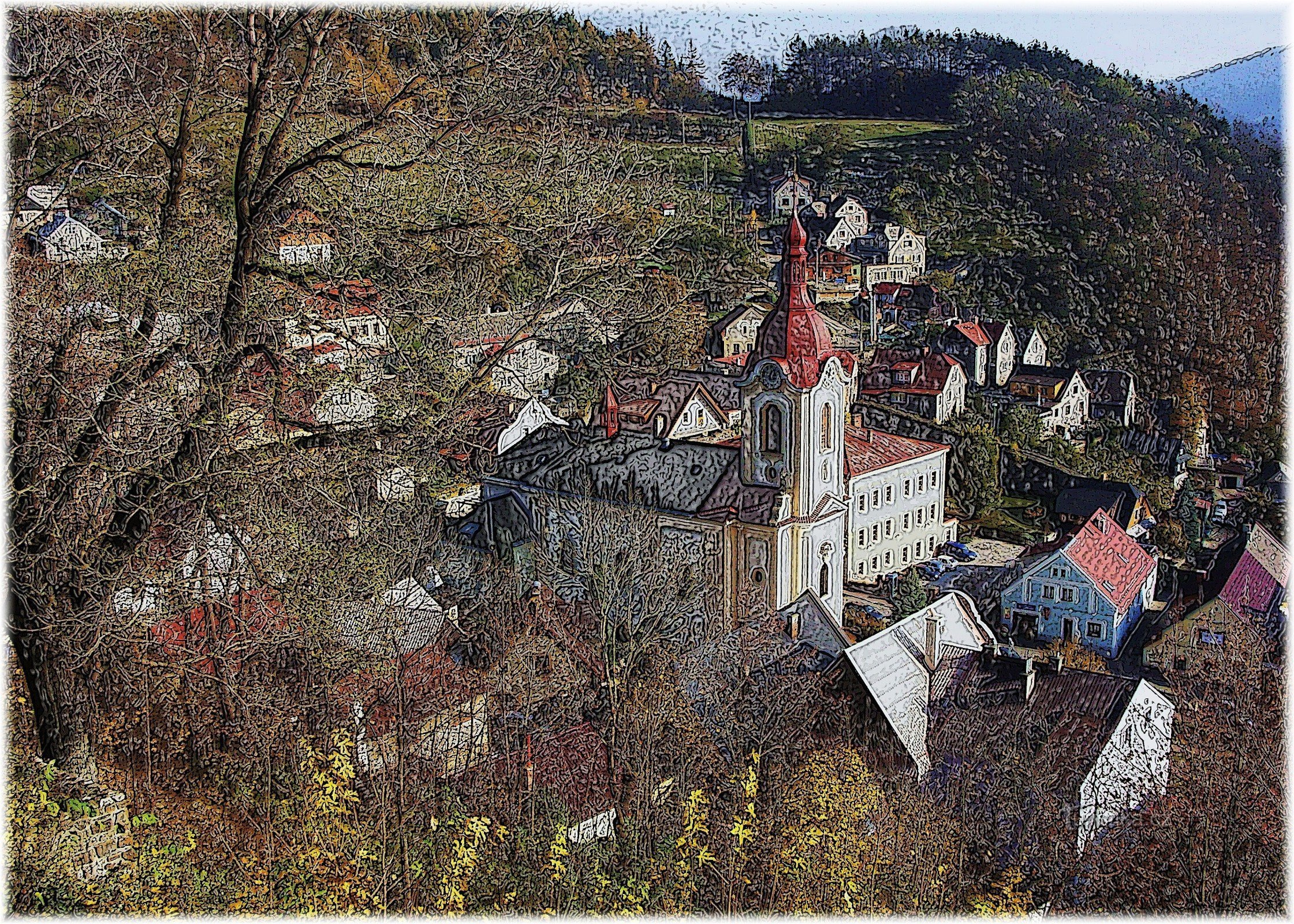 Til udsigtstårnet - Štramberská Trúba