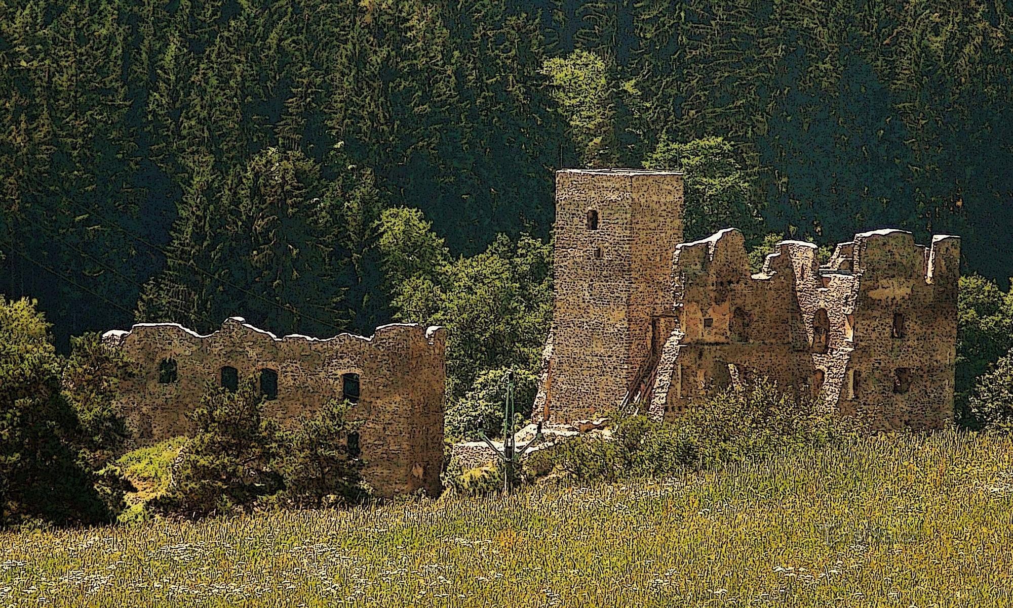 În Highlands - la Castelul Rokštejn din Jihlavsk