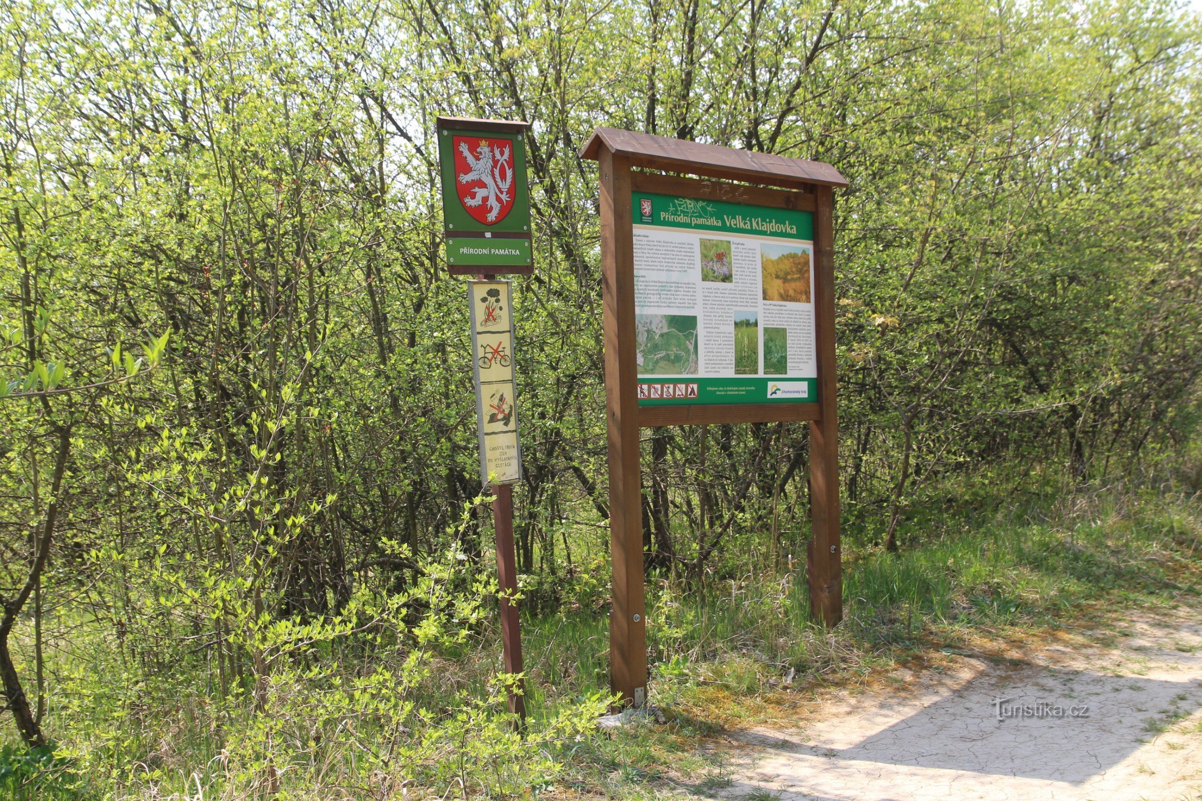 Na początku trasy w pobliżu Wielkiej Klajdovki