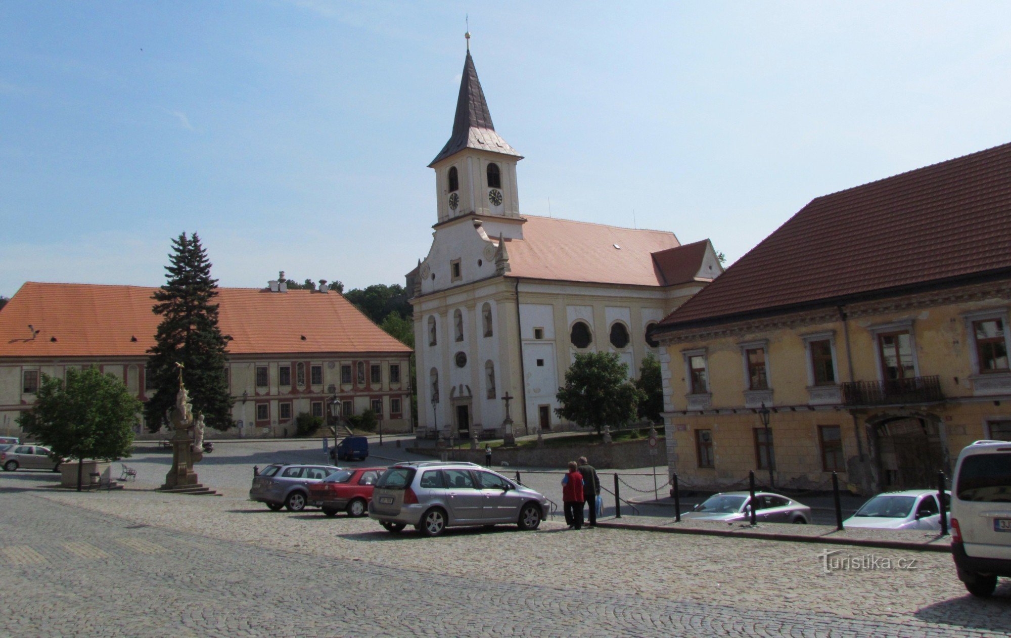 Til slottet til Náměšti nad Oslavou og en gåtur gennem Třebíč