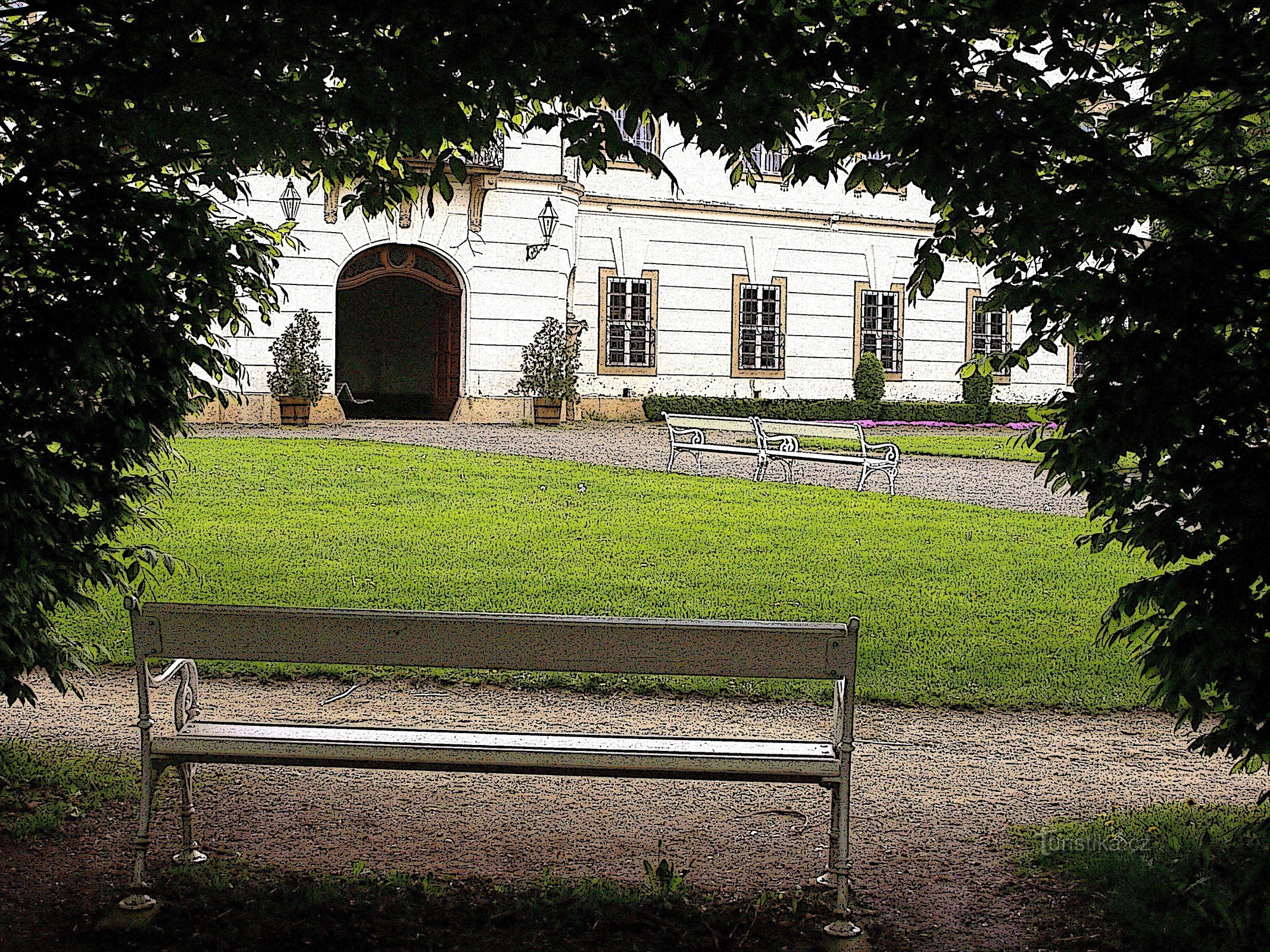 Naar het kasteel in Vizovice