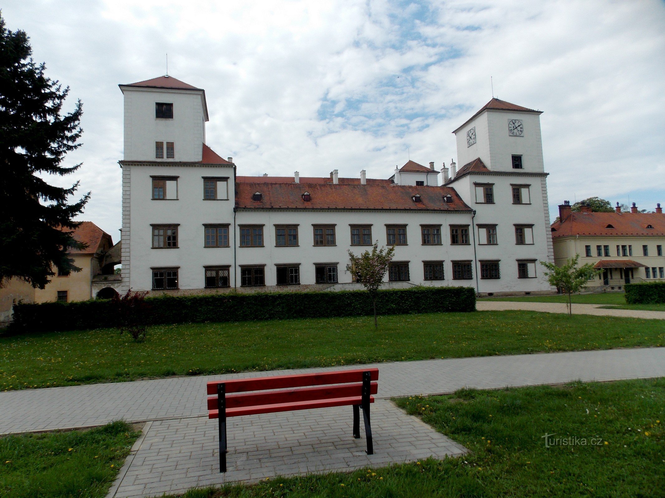 At the castle in Bučovice