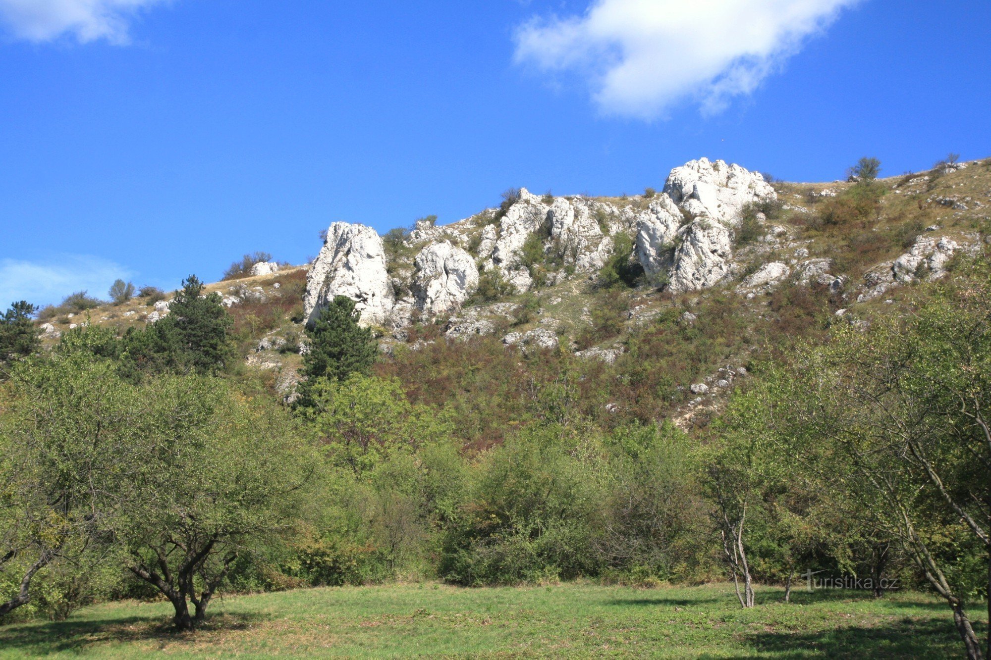 De Beierse rotsen bevinden zich ook op de westelijke helling van het reservaat