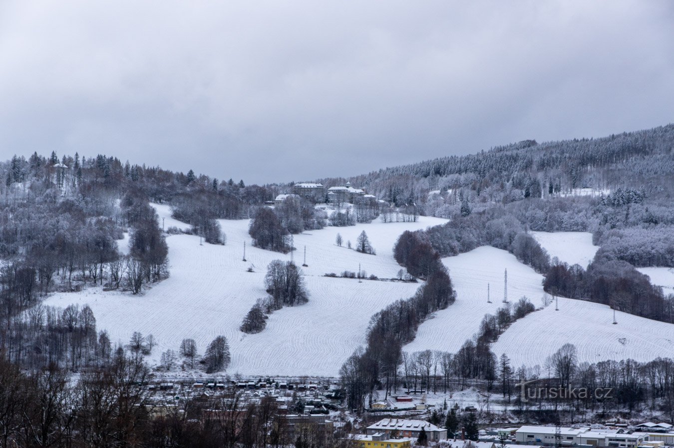 Naar besneeuwde Gräfenberk