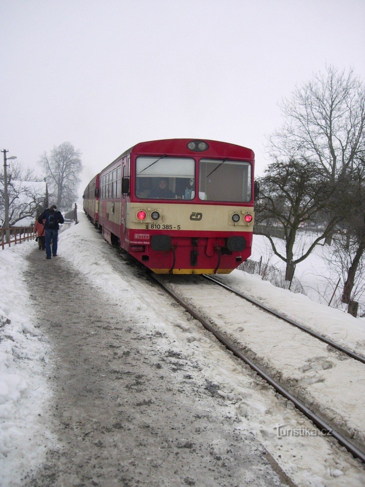 En la parada ČD en Želechovice