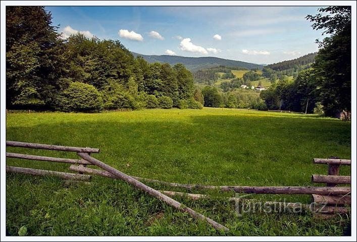 above Harmy: on the way to Bĺla Strž