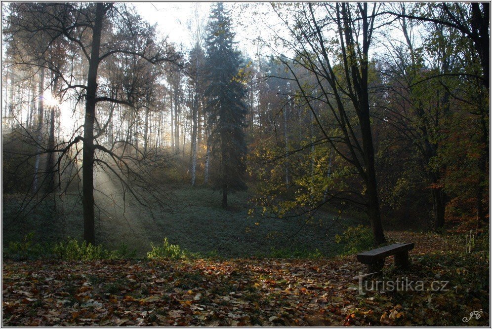 Above Slučí well