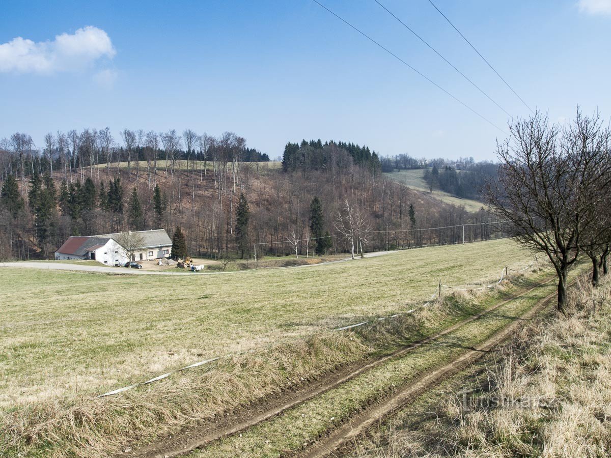 Sopra la valle del ruscello Hranicní