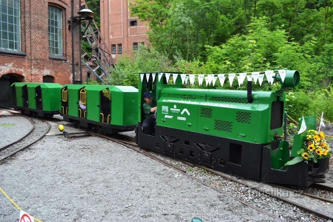 Fondation OKD - train au Musée de la Mine