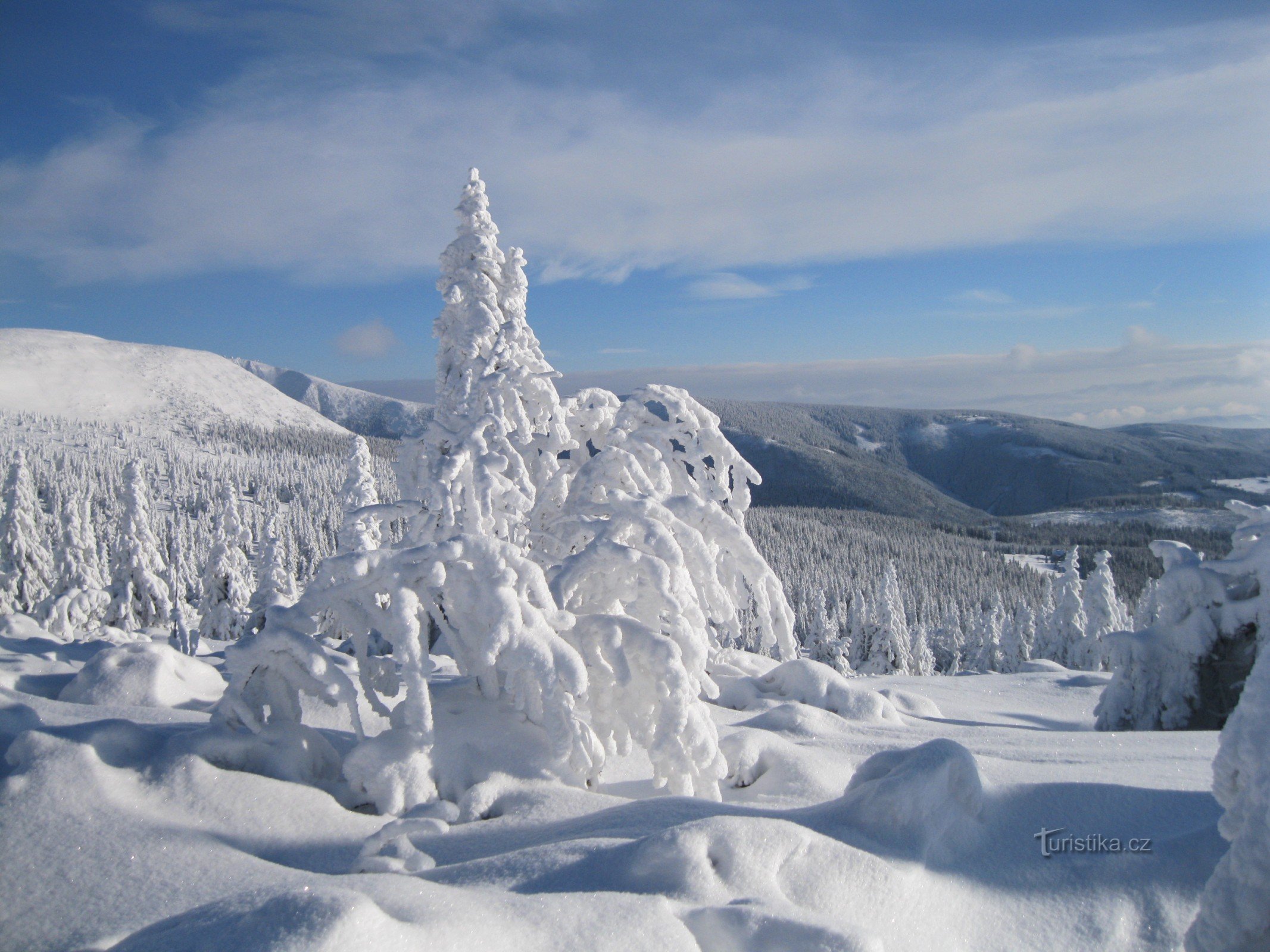 Prachtig winterlandschap.