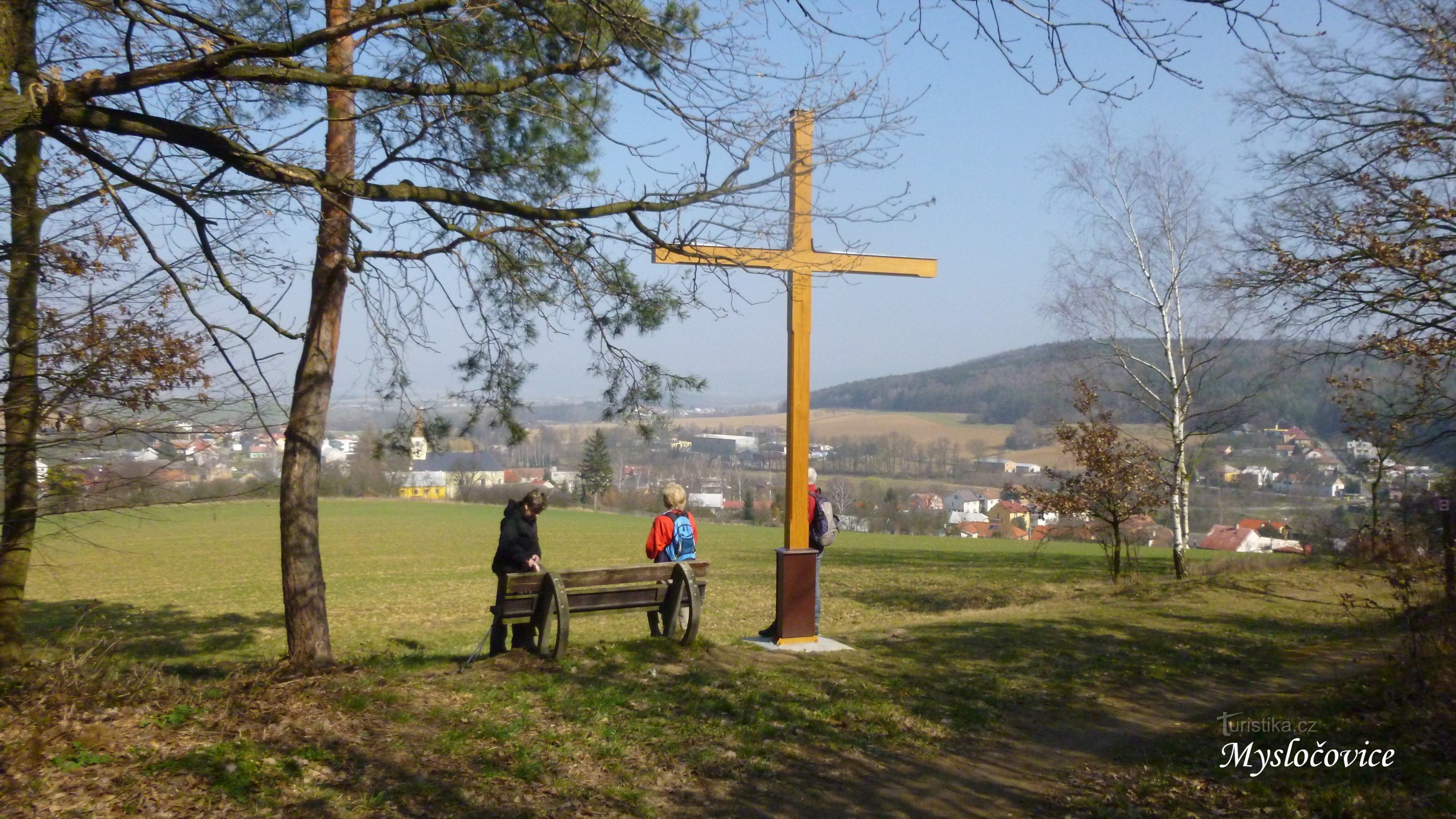 A wonderful place with a view over Mysločovice