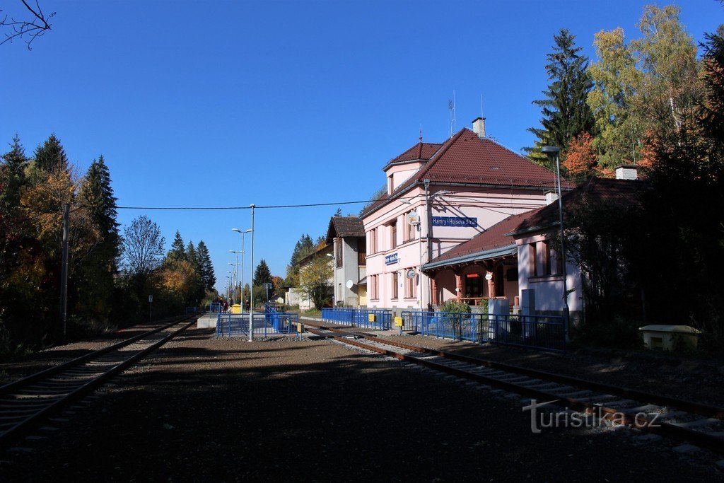 Estação Hamry - Hojsova Stráž vista geral