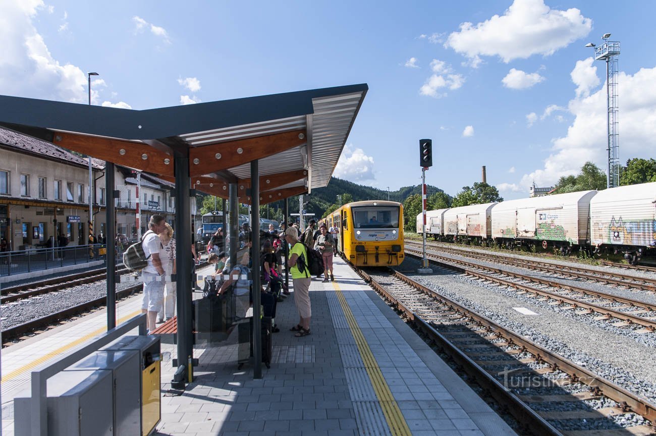 Bahnhof Hanušovice