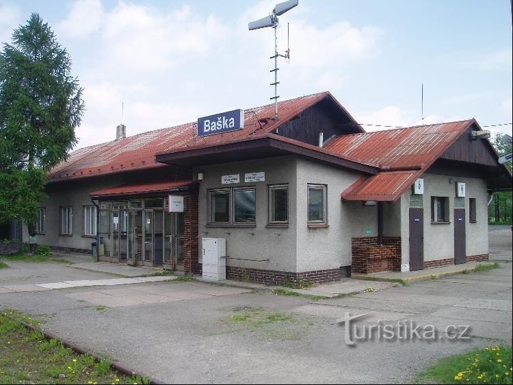 treinstation in Baska