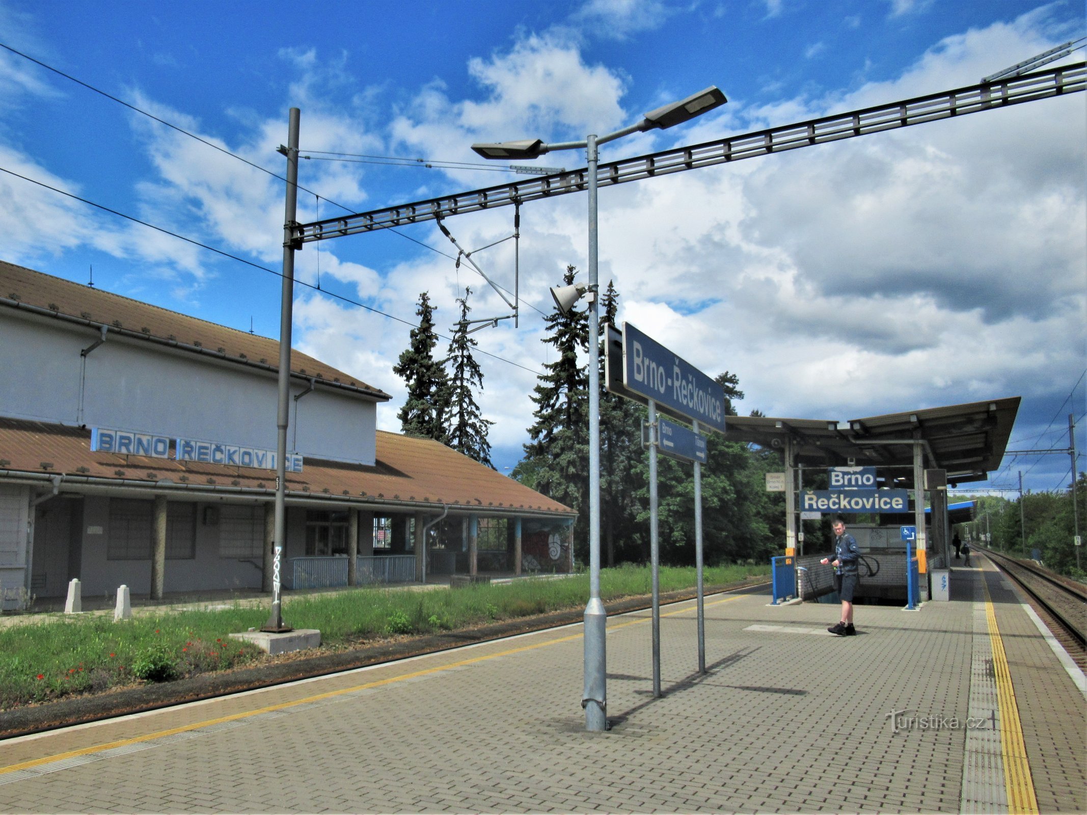 Railway station in Brno-Řečkovice
