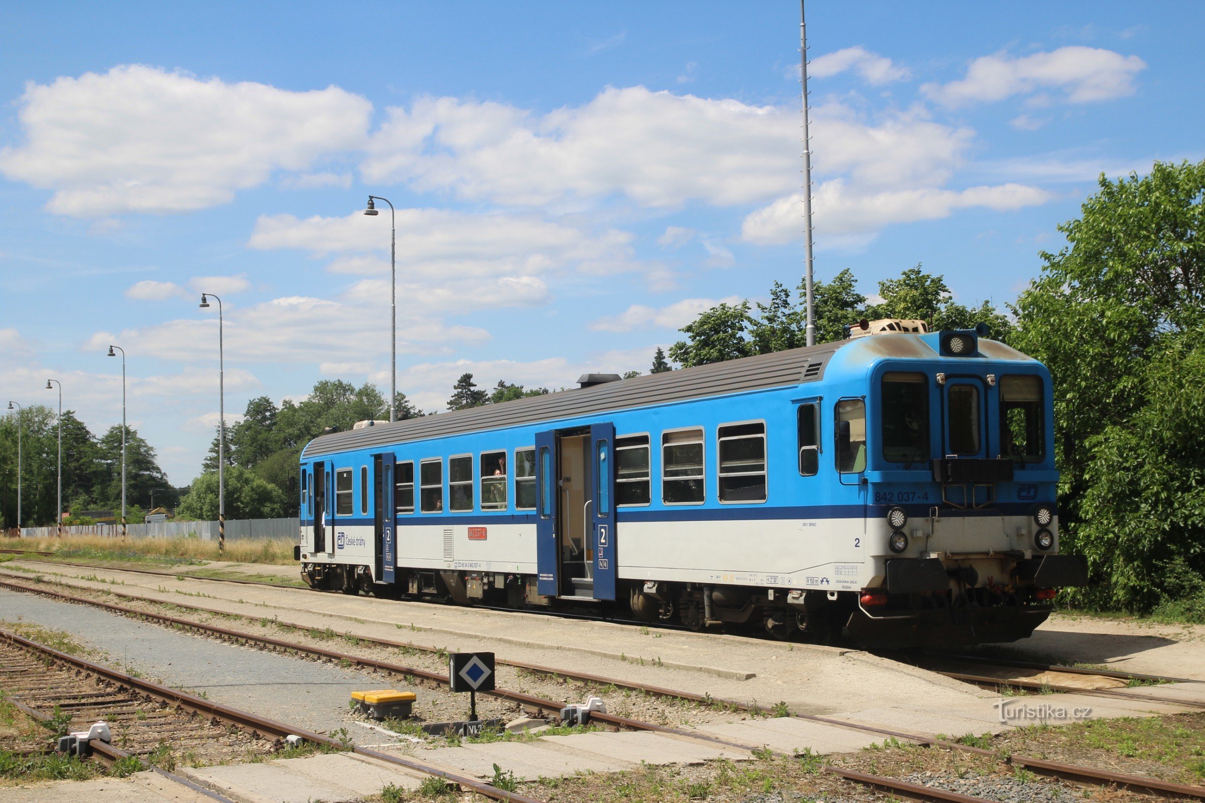 Der Bahnhof in Ivančice