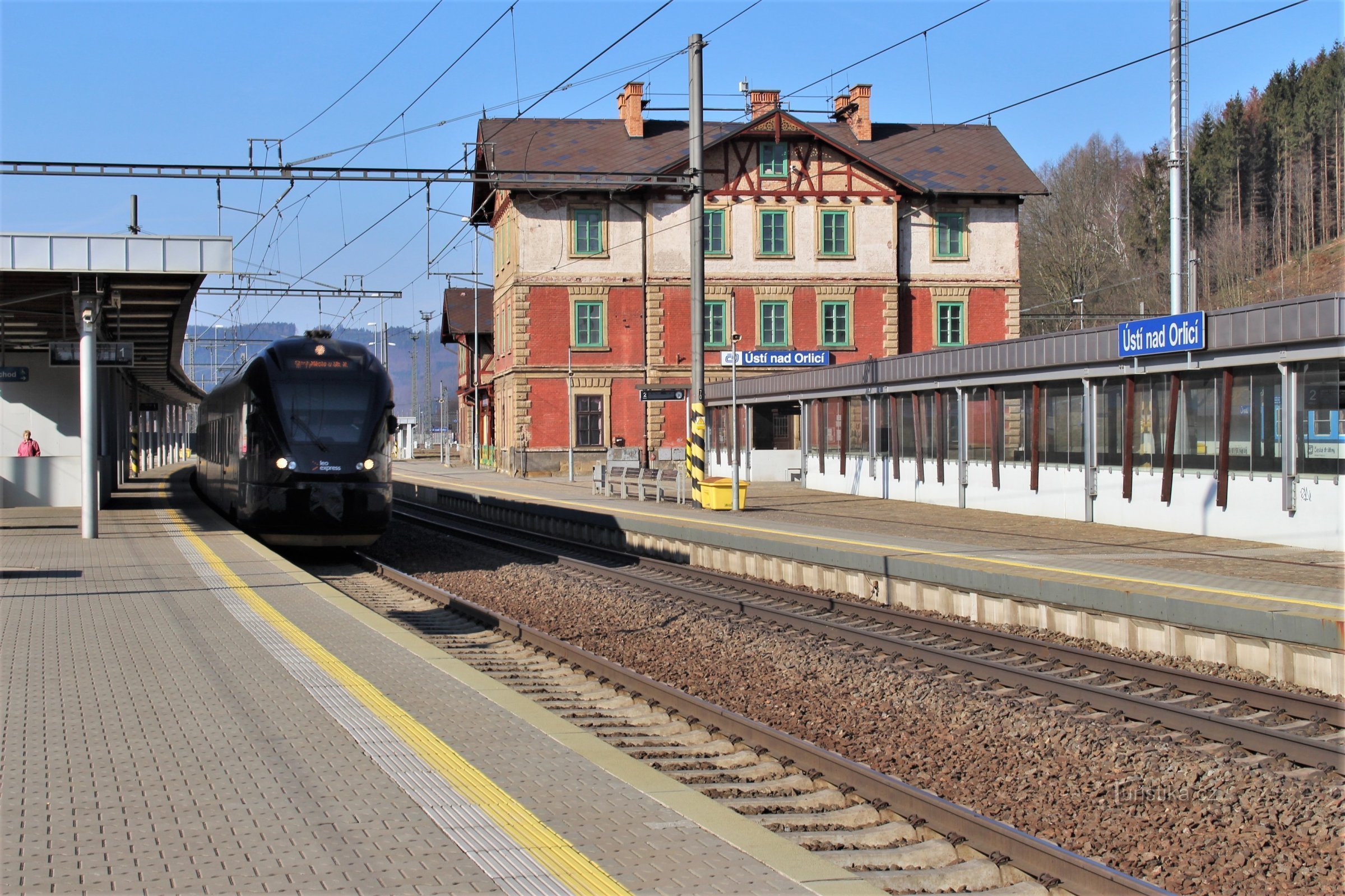 Der Bahnhof in Ústí nad Orlicí