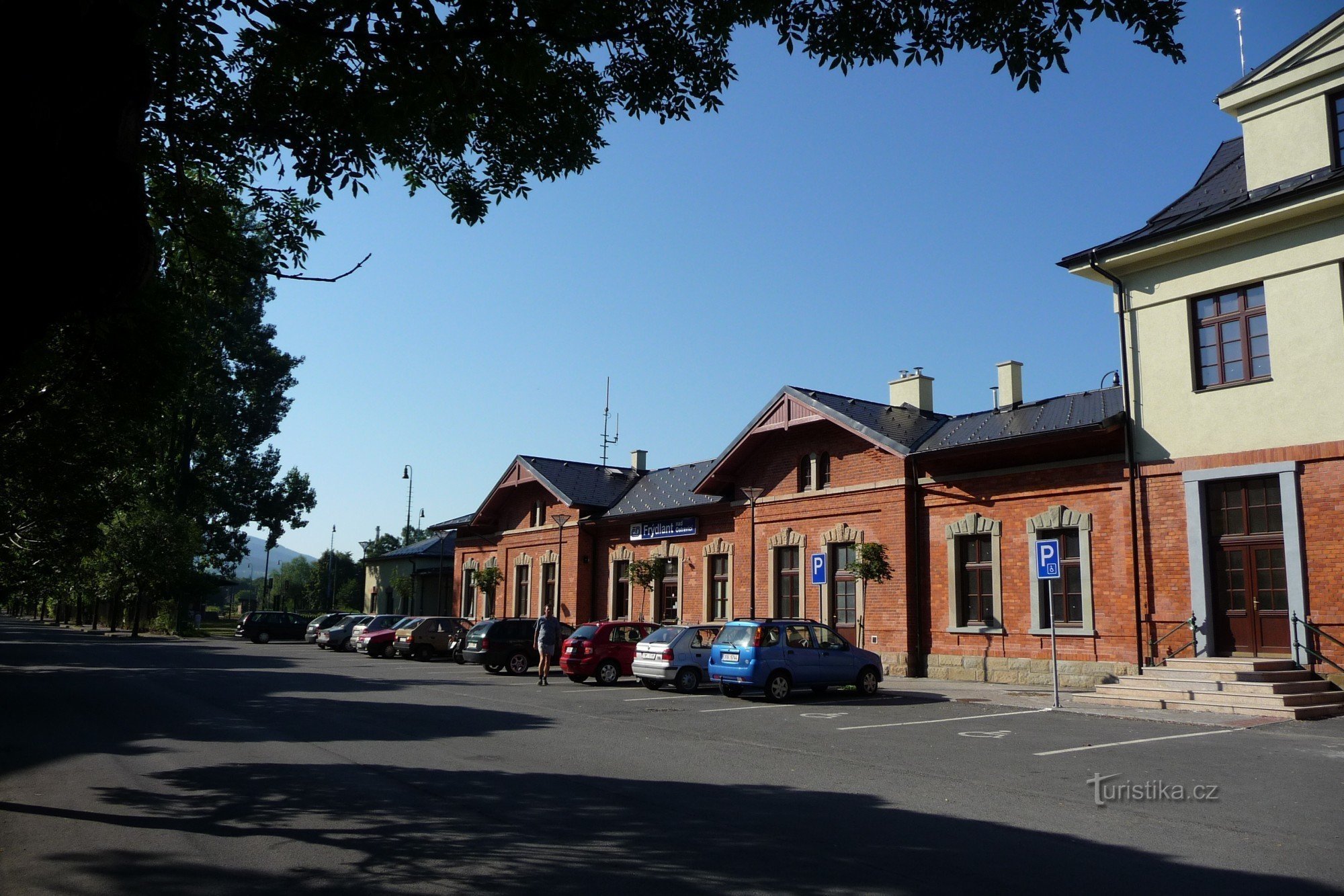 Järnvägsstation i Frýdlant n. O.