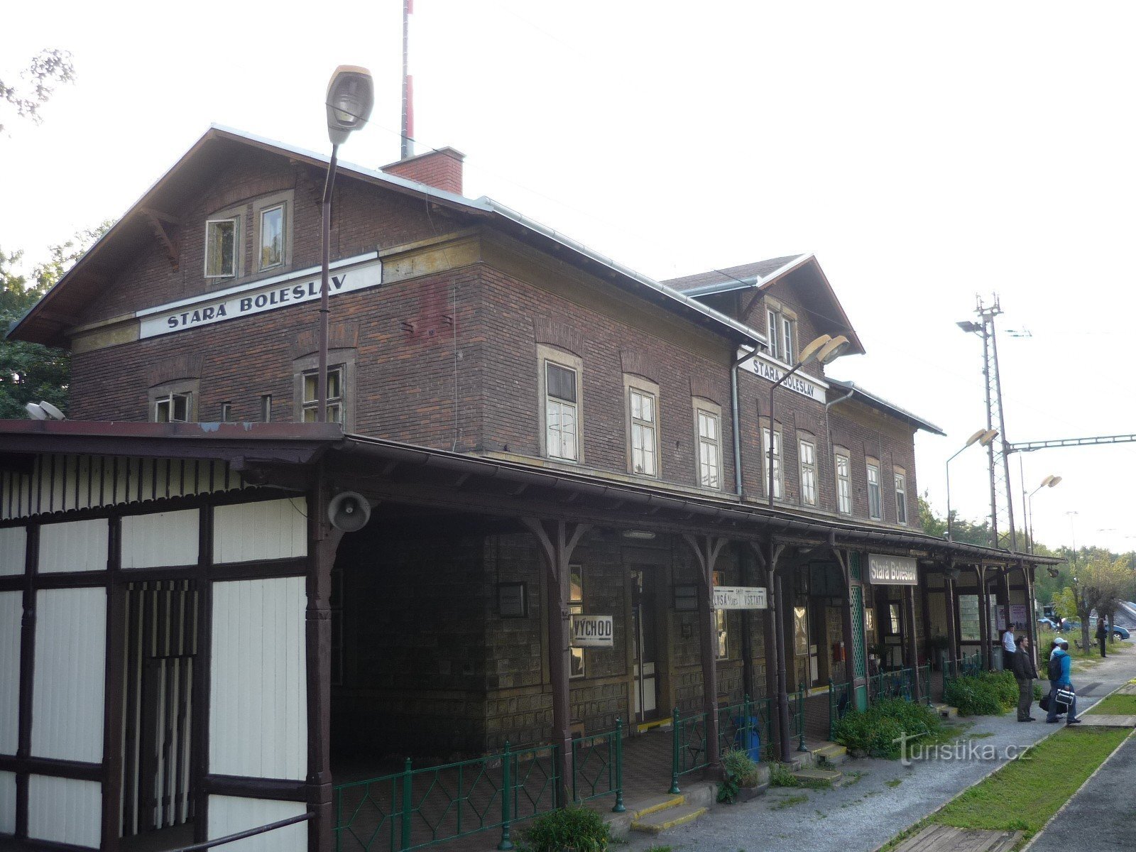 A estação em Stará Boleslav