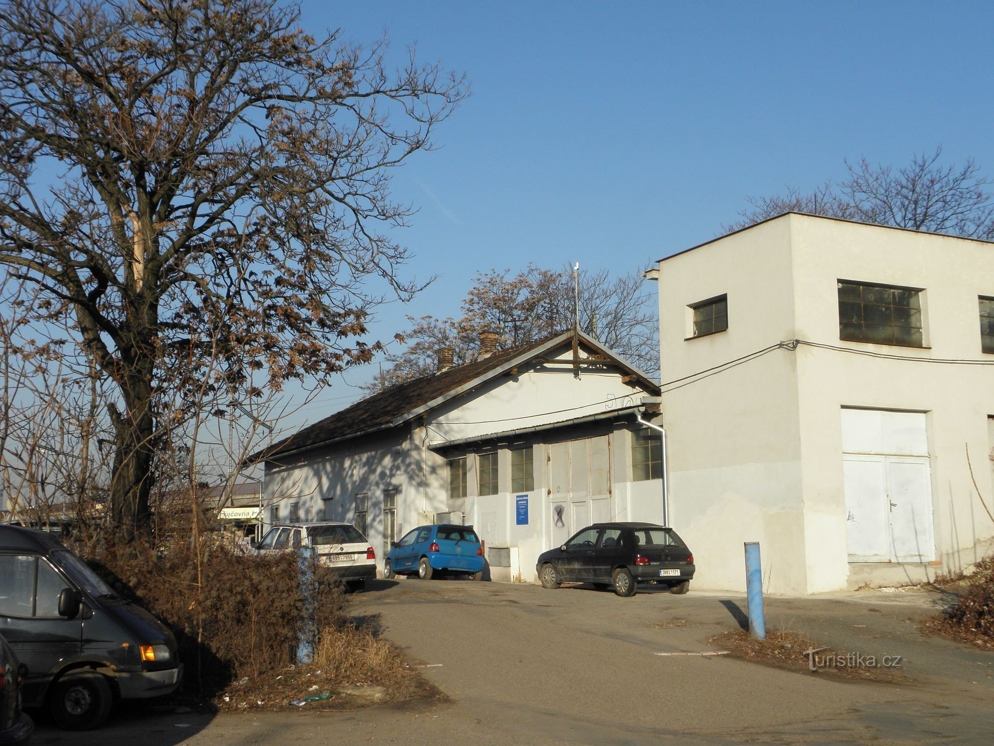 Bahnhofsgebäude Černovice - 5.3.2012. März XNUMX