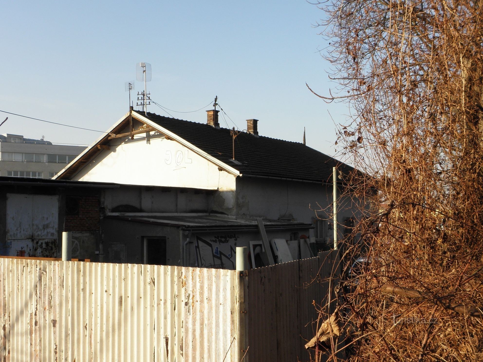 Černovice station building - 5.3.2012 March XNUMX