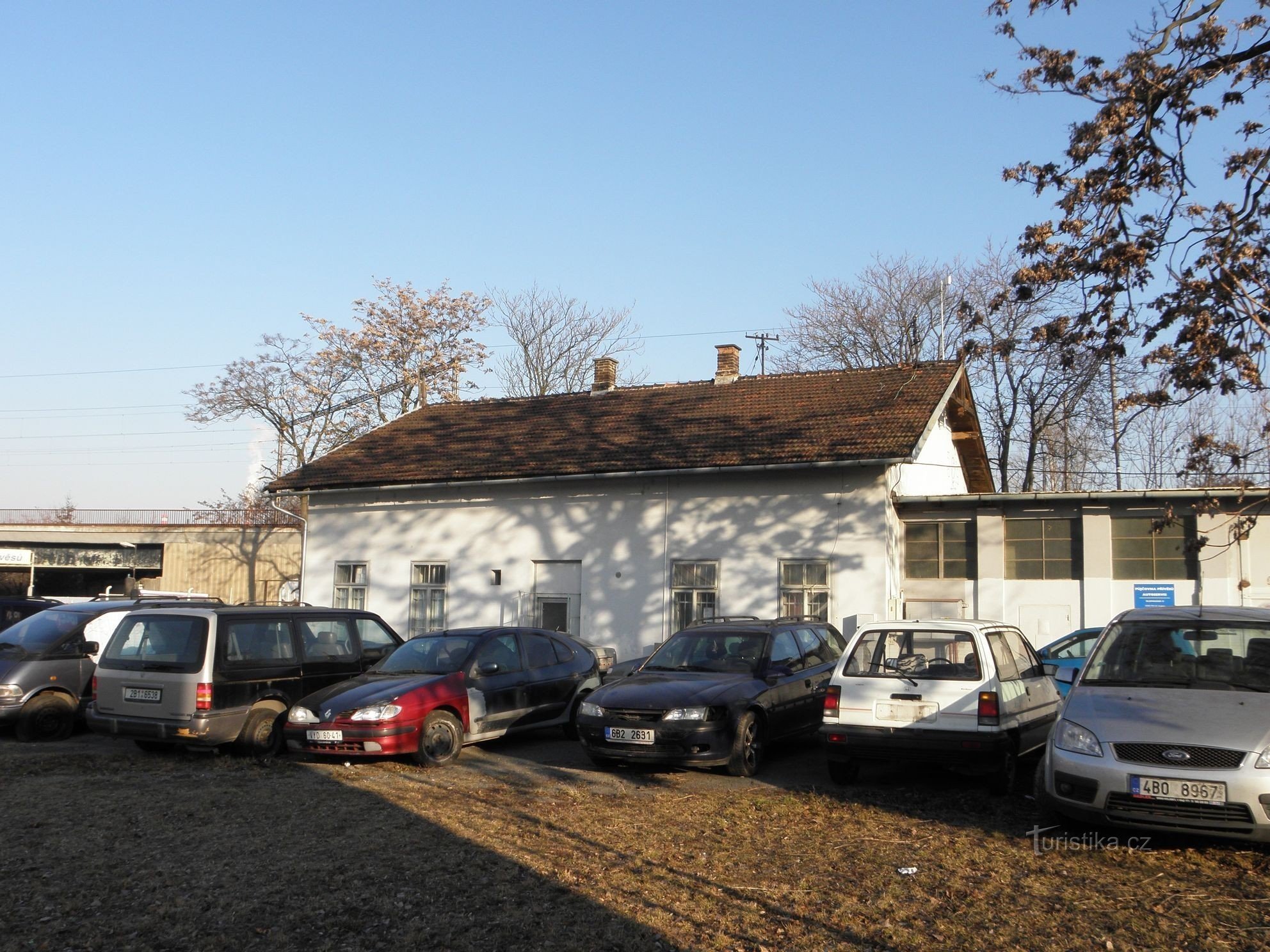 Černovice station building - 5.3.2012 March XNUMX