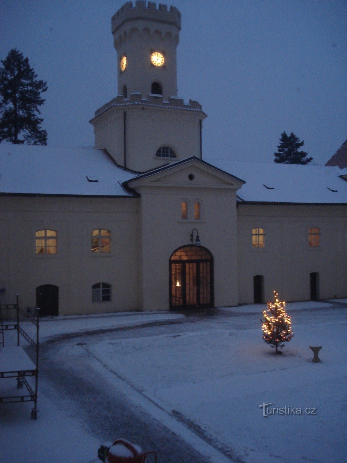 Castle courtyard