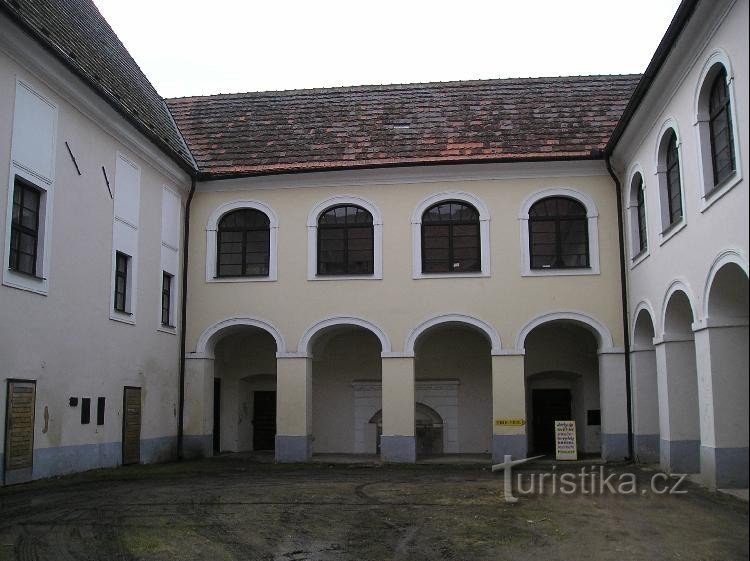 Castle courtyard