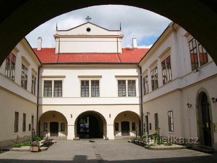 Castle courtyard