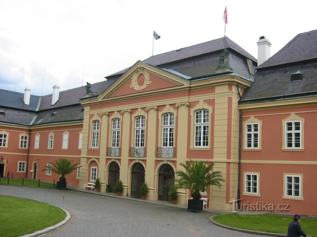 courtyard of the castle