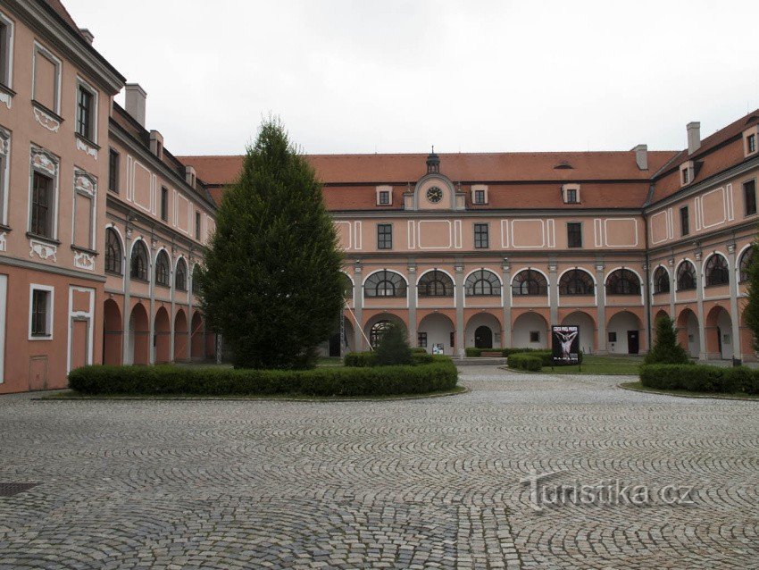 Castle courtyard