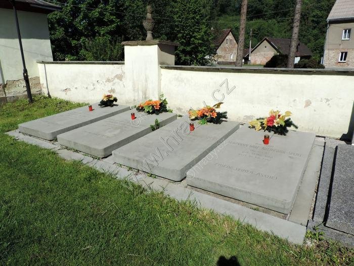 náhrobky rodu Künburgů a Spens-Boodenů