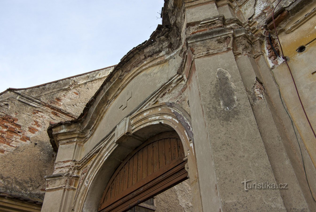 Náklo - rectoría, originalmente una casa de verano barroca