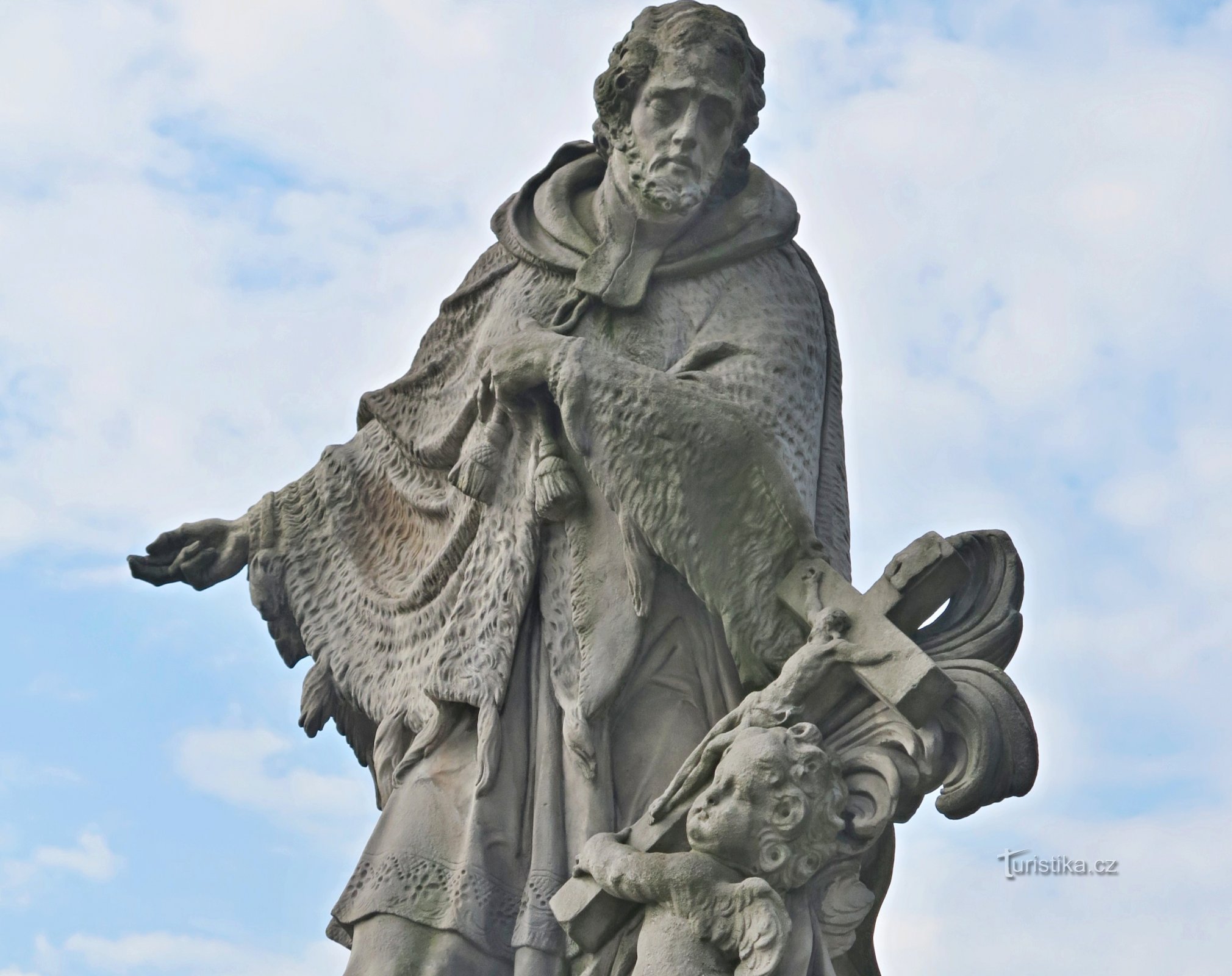 Praça Hané - estátua de St. Jan Nepomucký