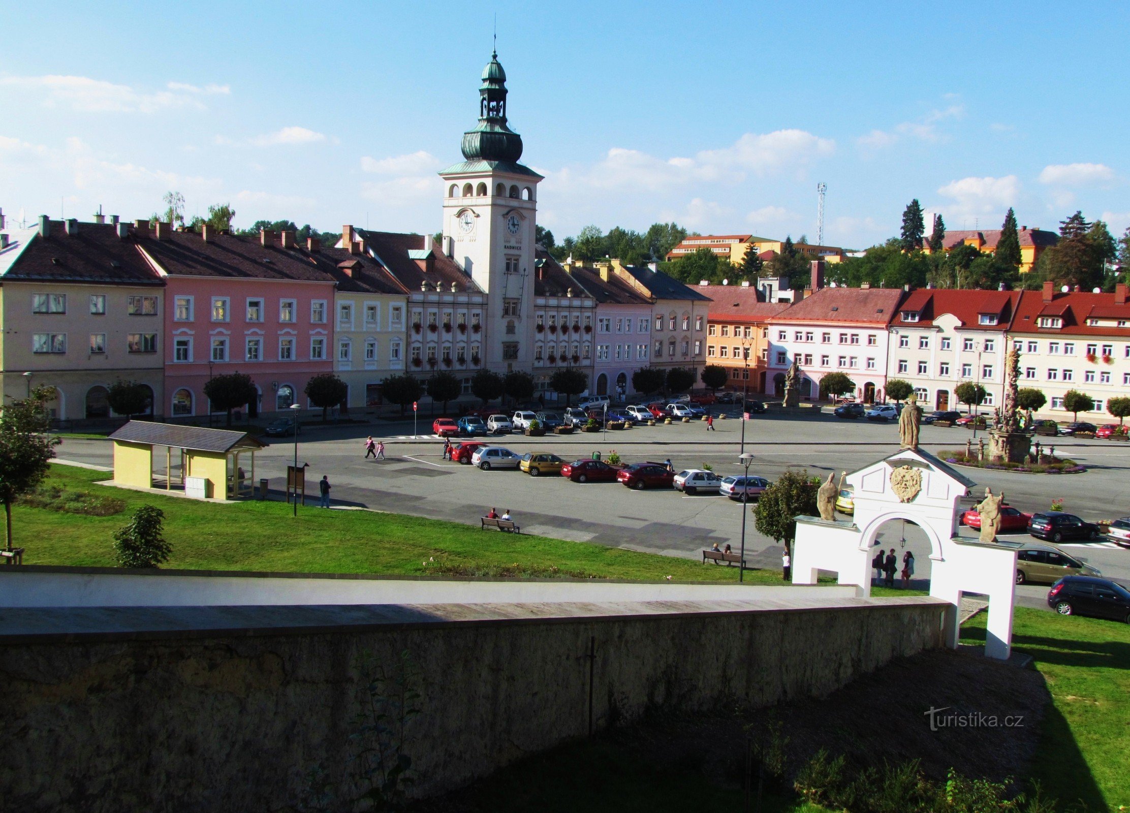 JA Komenský-torget i Fulnek