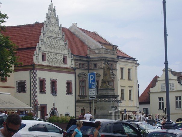 Praça Jan Žižka em Tábor