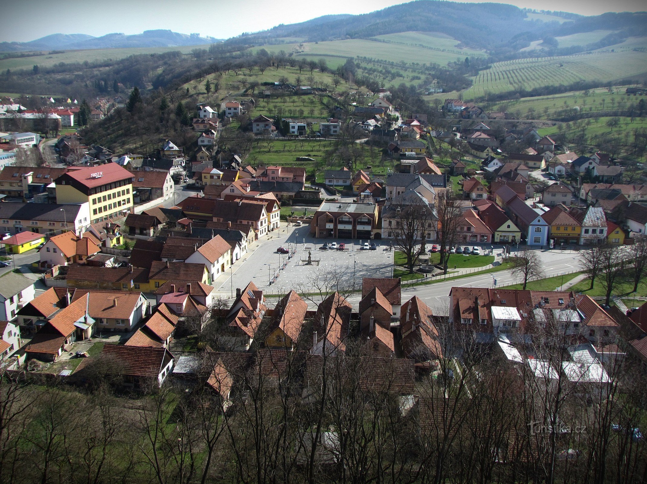 M.Synkové Square in Brumov - Bylnice