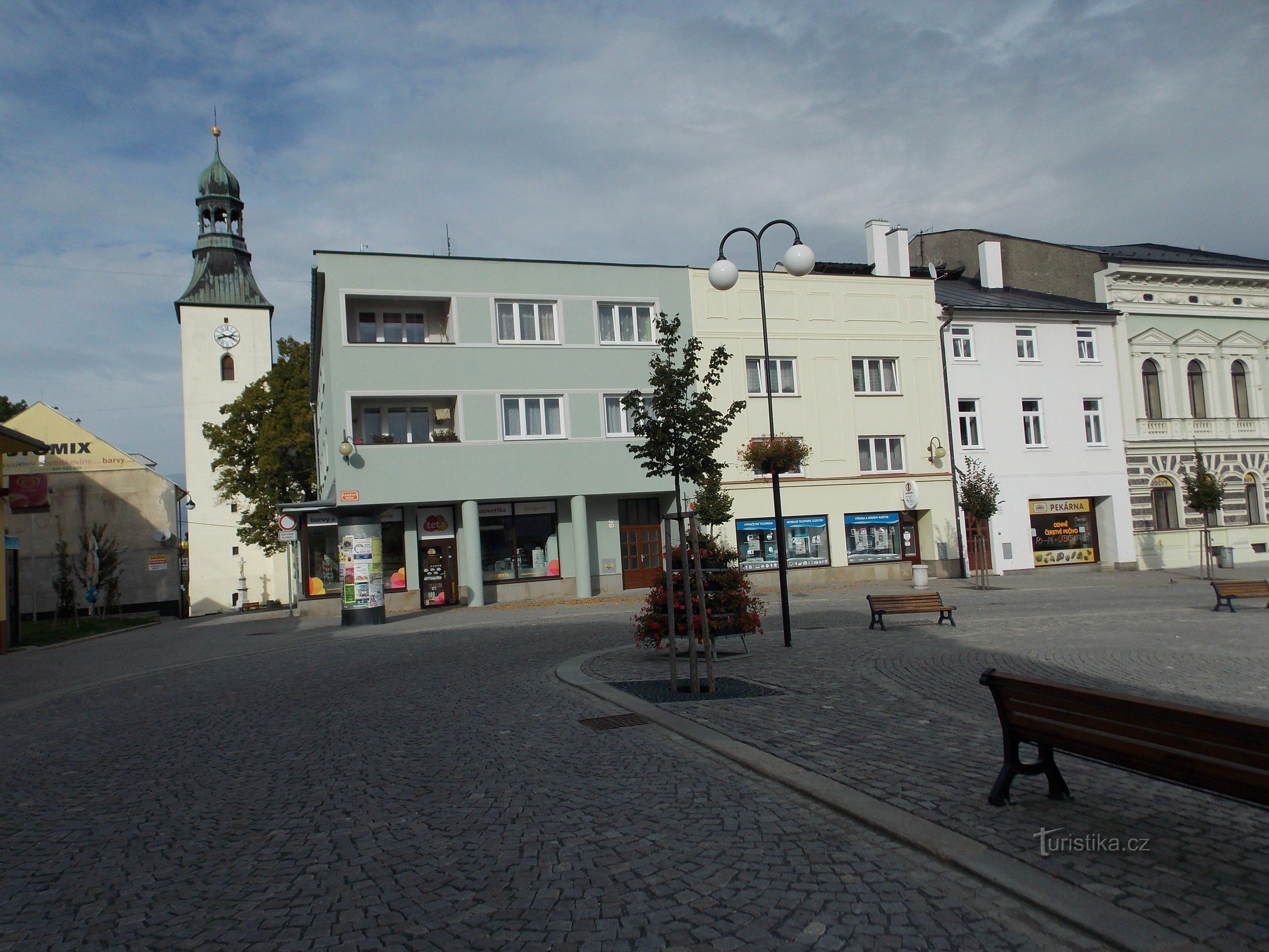 Míru tér Rýmařovban