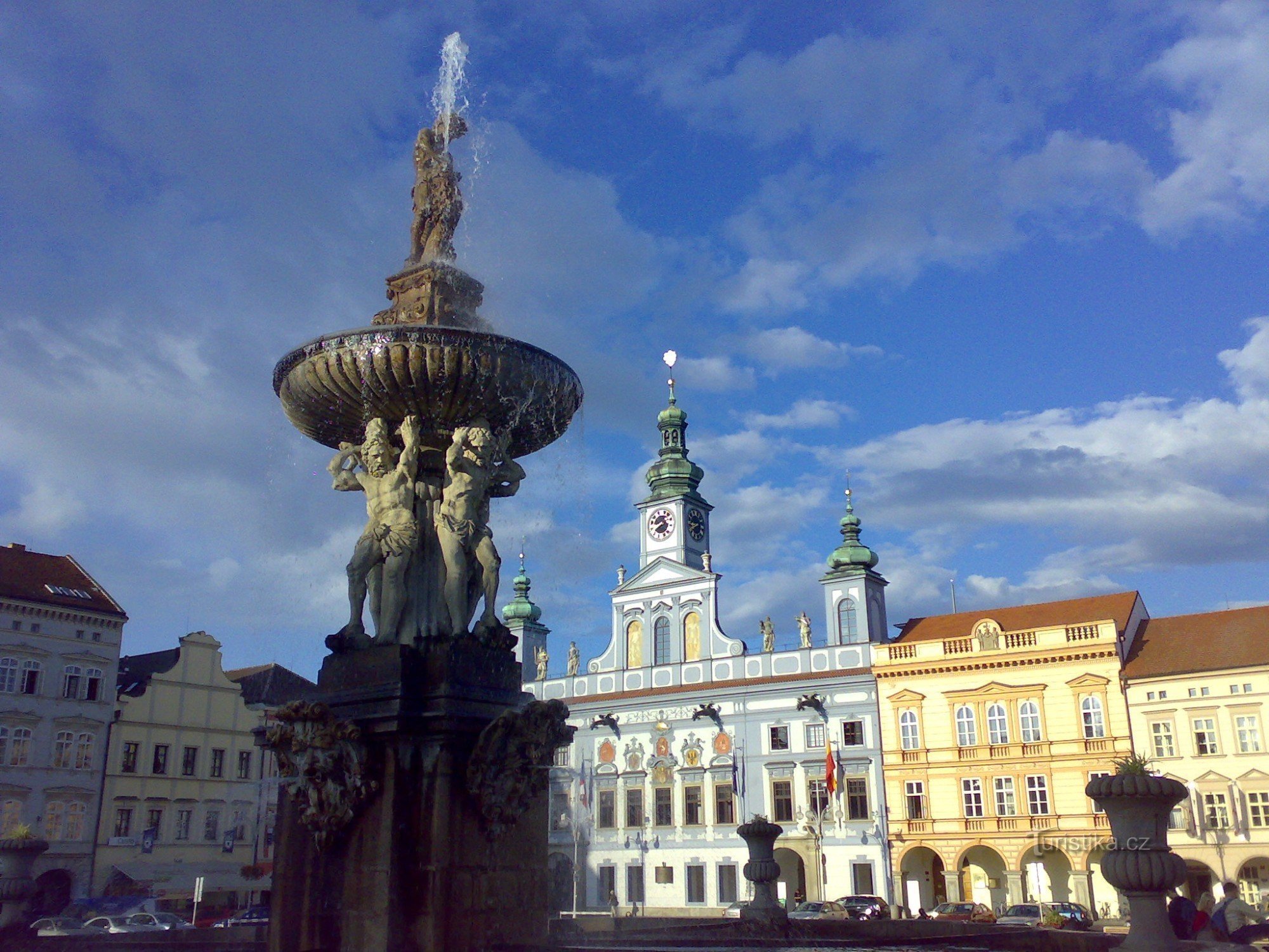 Quảng trường Přemysl Otakar II. ở České Budějovice.