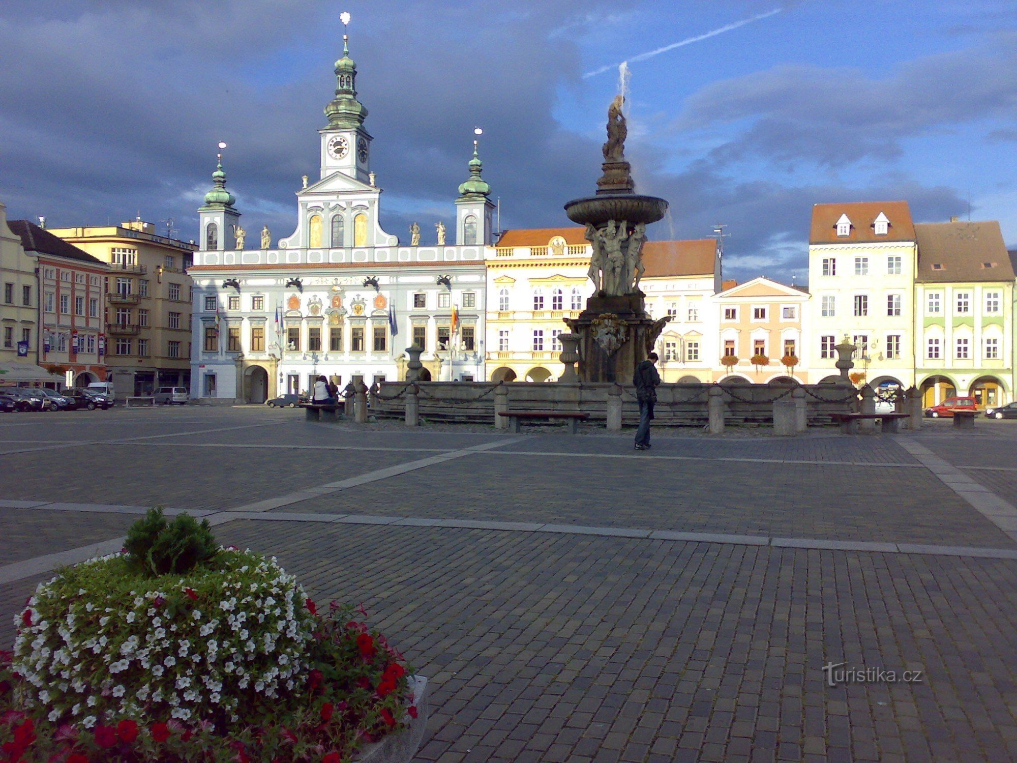 Quảng trường Přemysl Otakar II. ở České Budějovice.