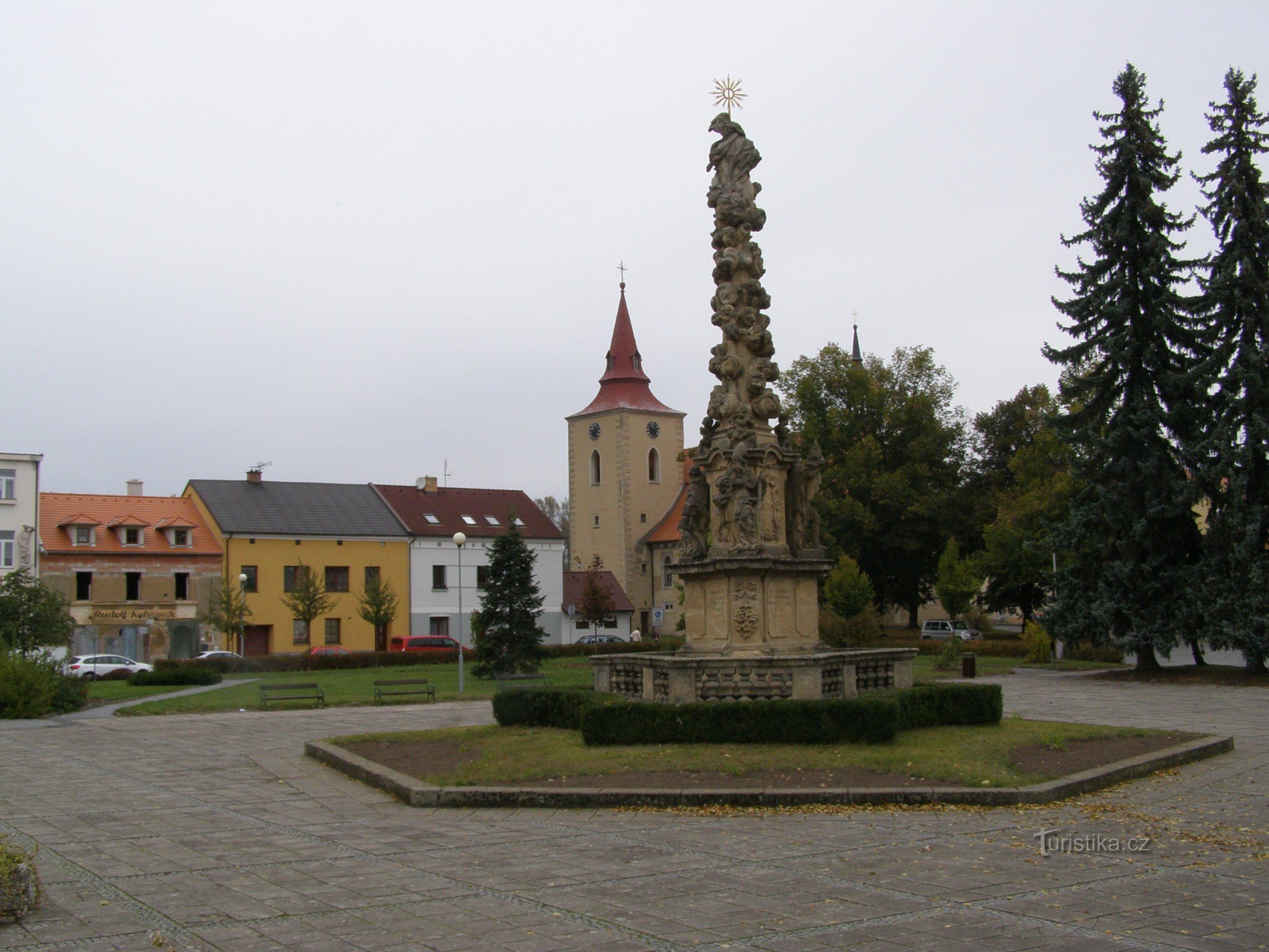 square in Bakov nad Jizerou
