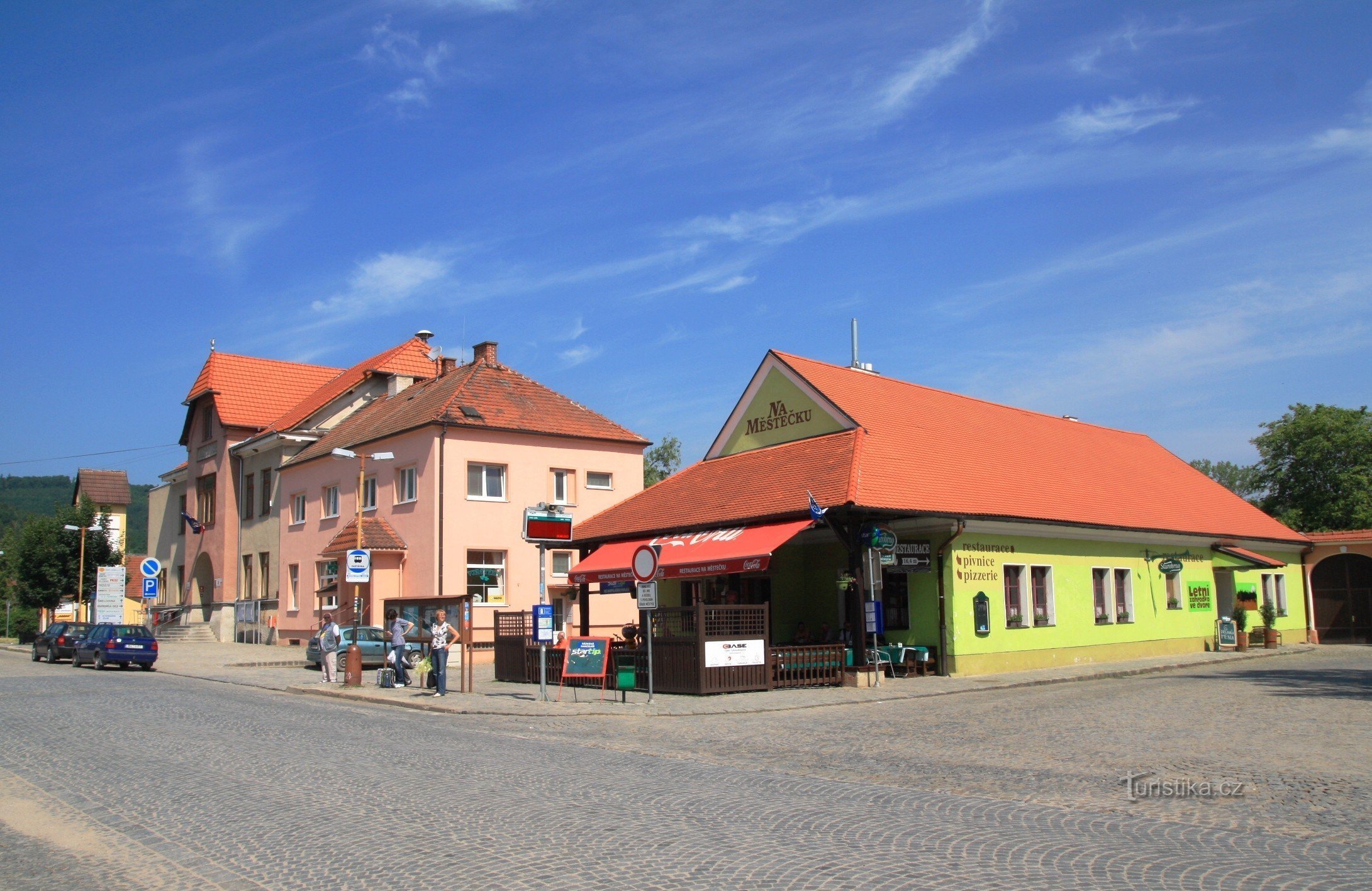 Piața din Veverská Bítýška