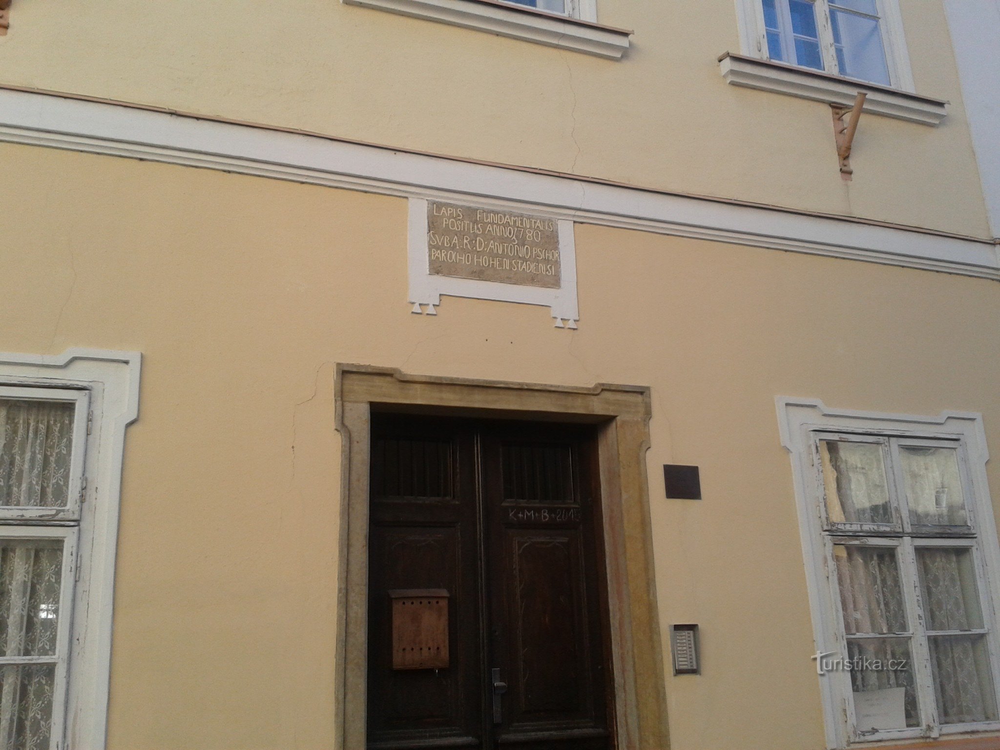 inscription above the entrance