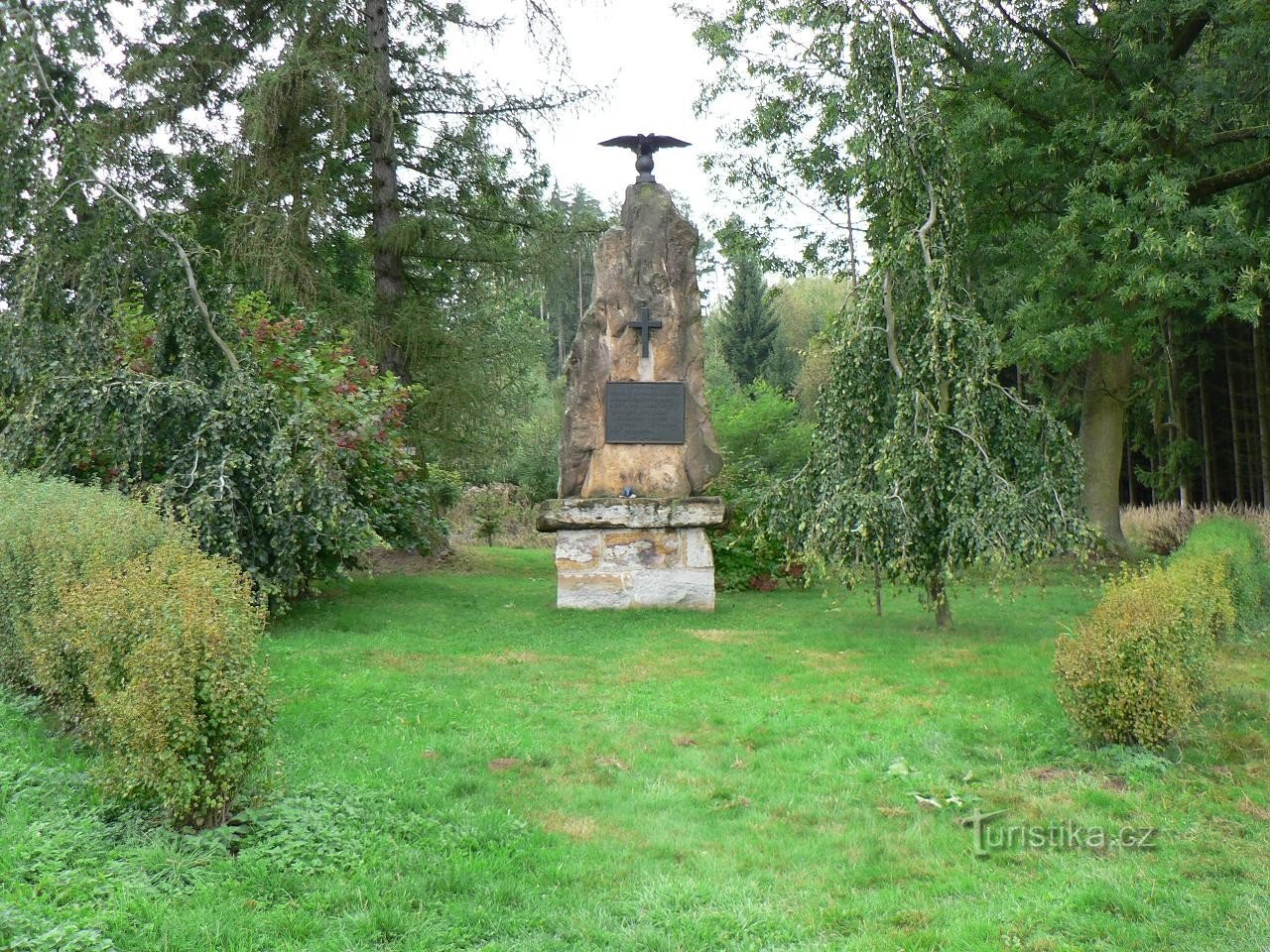 Napoleonin muistomerkki Jevíčekin lähellä