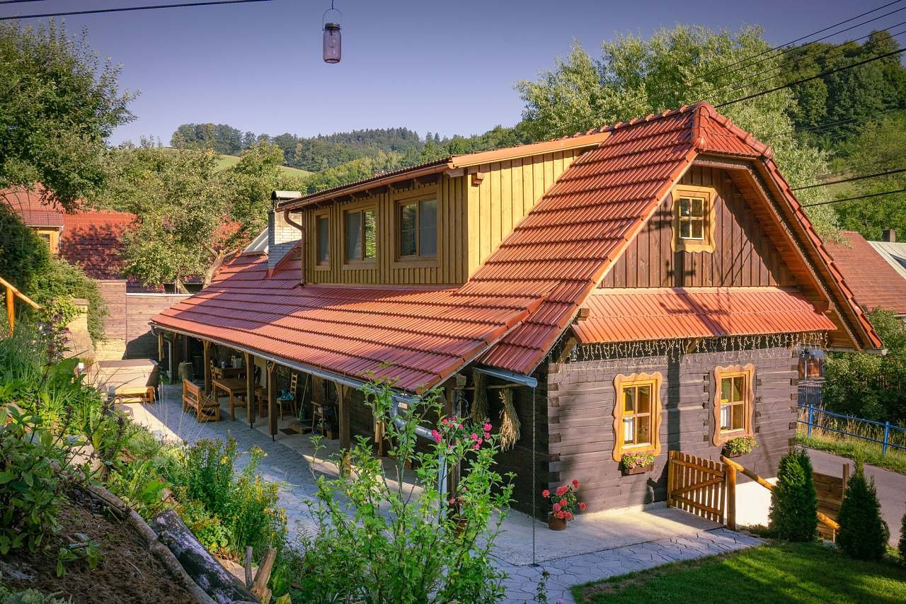 Unser Ferienhaus in der Nähe von Hadrab zu vermieten Seninka Walachei