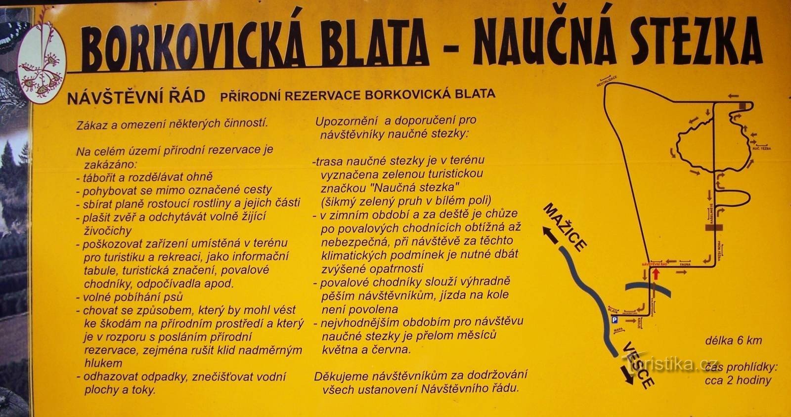 Trilha educacional de Borkovická blata