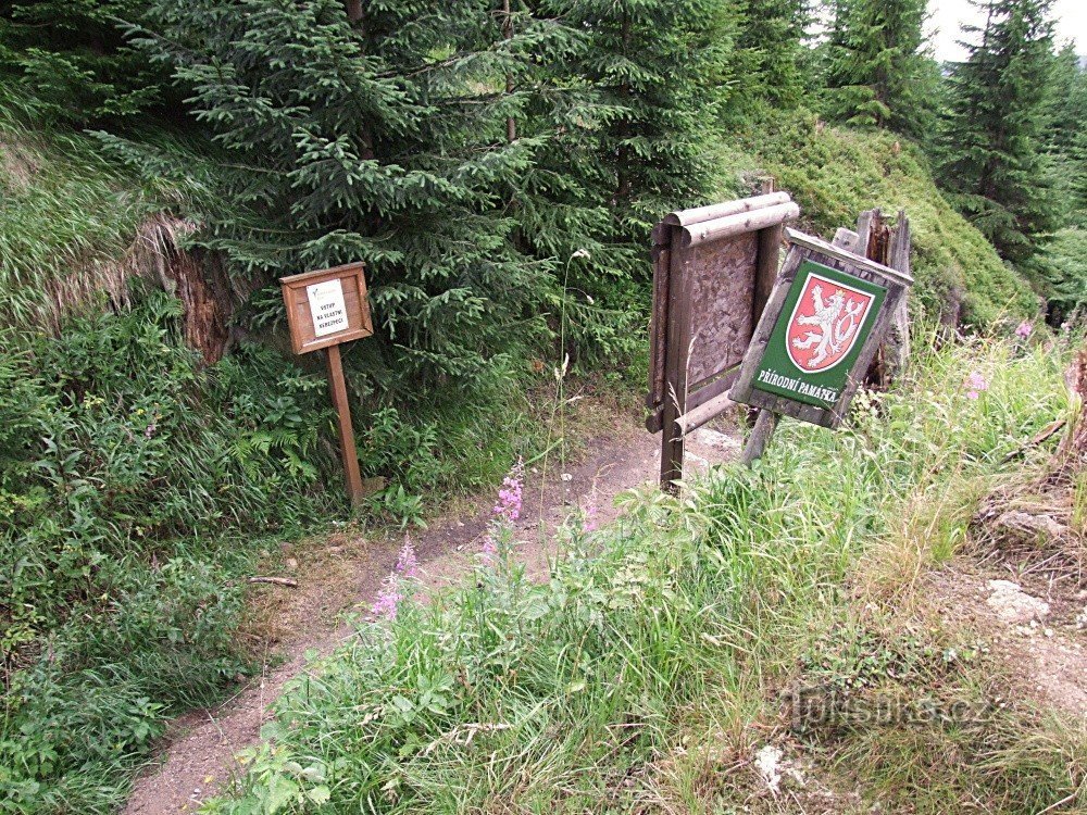 Educatieve route Horní Blatná - Vlčí jámy